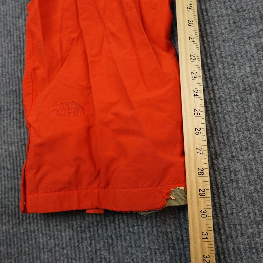 The North Face HyVent Snow Pants Mens Medium Orange Waterproof Ski Snowboard